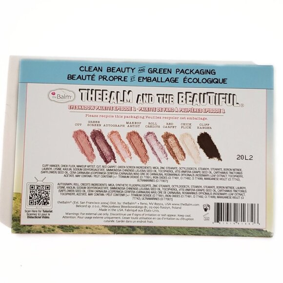 THEBALM COSMETICS the Balm and the Beautiful Eyeshadow Palette in Episode 1 - Picture 7 of 10